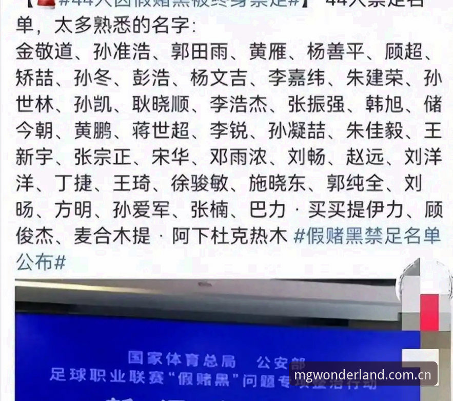 揭秘足坛禁足名单背后的黑幕：17人终身禁赛，这些名字你认识几个？